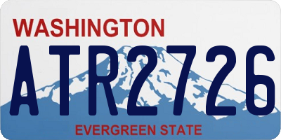 WA license plate ATR2726