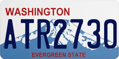 WA license plate ATR2730