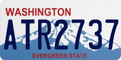 WA license plate ATR2737