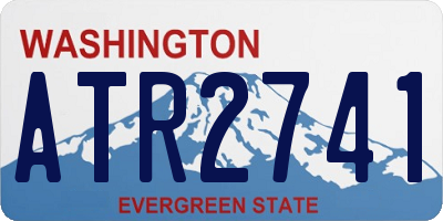 WA license plate ATR2741
