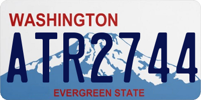 WA license plate ATR2744