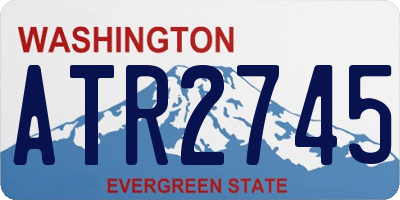 WA license plate ATR2745