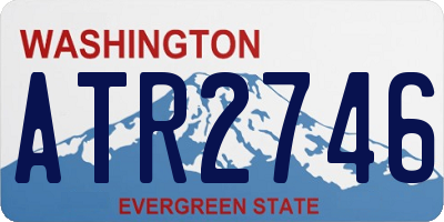 WA license plate ATR2746