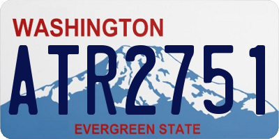 WA license plate ATR2751