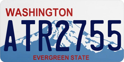 WA license plate ATR2755