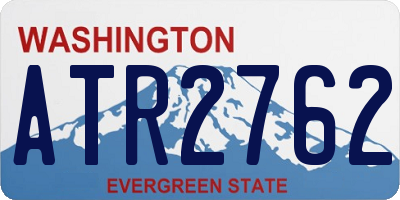 WA license plate ATR2762