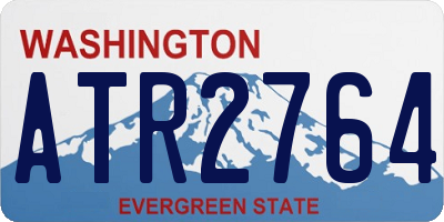 WA license plate ATR2764