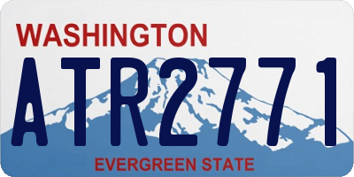 WA license plate ATR2771