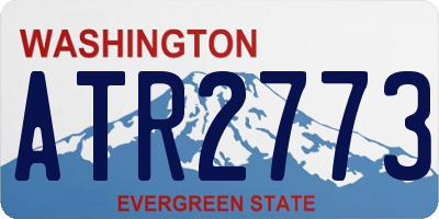 WA license plate ATR2773