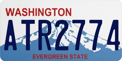 WA license plate ATR2774