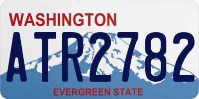 WA license plate ATR2782