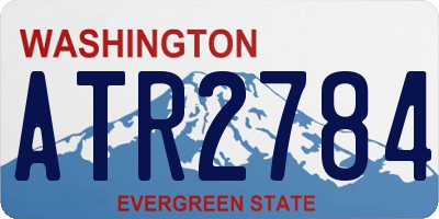 WA license plate ATR2784