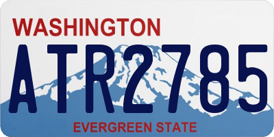 WA license plate ATR2785