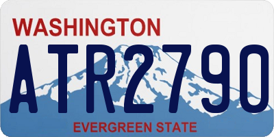WA license plate ATR2790