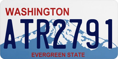 WA license plate ATR2791