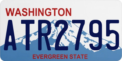 WA license plate ATR2795
