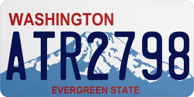 WA license plate ATR2798