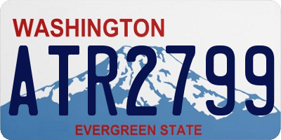 WA license plate ATR2799