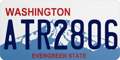 WA license plate ATR2806