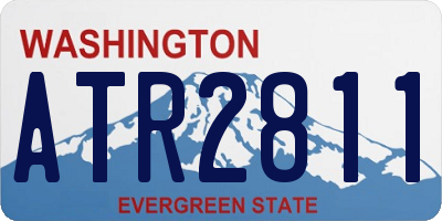 WA license plate ATR2811