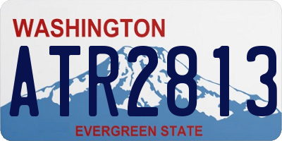 WA license plate ATR2813