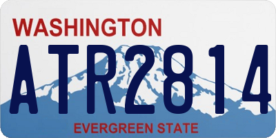 WA license plate ATR2814