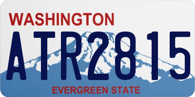 WA license plate ATR2815