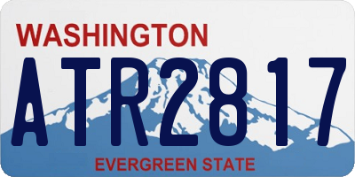 WA license plate ATR2817