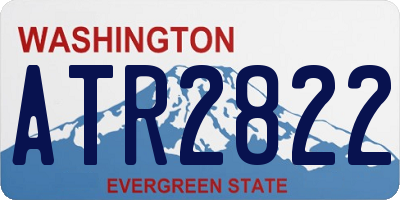 WA license plate ATR2822