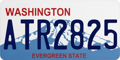 WA license plate ATR2825