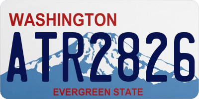 WA license plate ATR2826