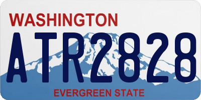 WA license plate ATR2828