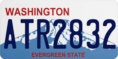 WA license plate ATR2832