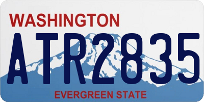 WA license plate ATR2835