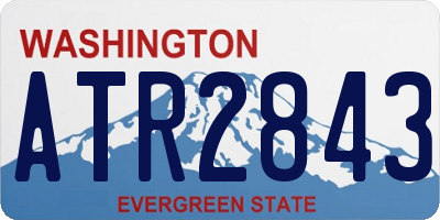 WA license plate ATR2843
