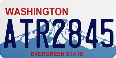 WA license plate ATR2845
