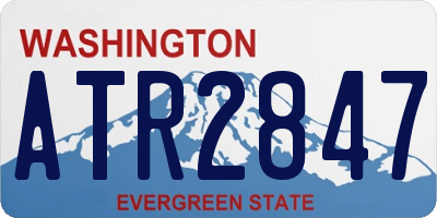 WA license plate ATR2847