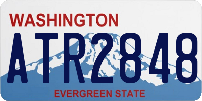 WA license plate ATR2848