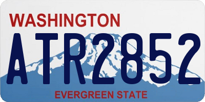 WA license plate ATR2852
