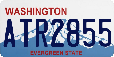 WA license plate ATR2855