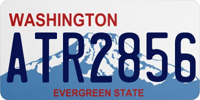 WA license plate ATR2856
