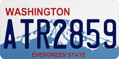 WA license plate ATR2859