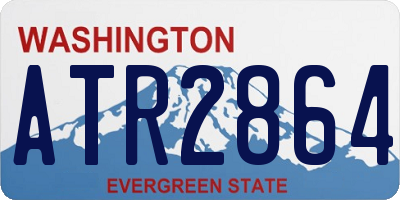 WA license plate ATR2864