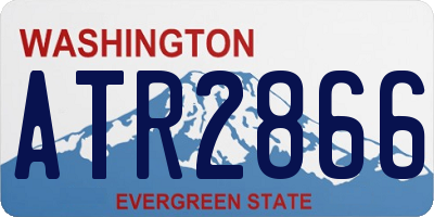 WA license plate ATR2866