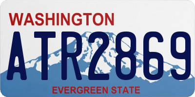 WA license plate ATR2869