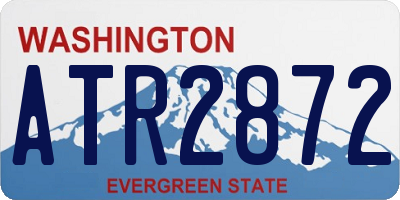 WA license plate ATR2872