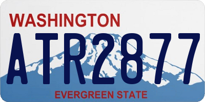WA license plate ATR2877