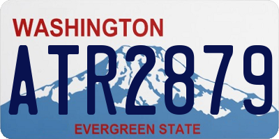 WA license plate ATR2879