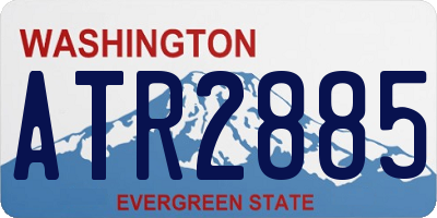 WA license plate ATR2885