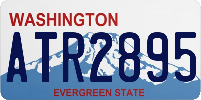 WA license plate ATR2895